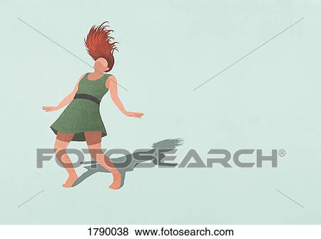 A woman leaning backwards and tossing hair View Large Photo Image Stock Photo - A woman leaning backwards and tossing hair. Fotosearch