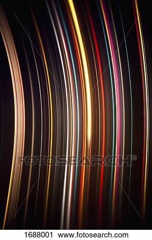 Abstract image of colorful light trails against black background View Large Photo Image Stock Image - Abstract image of colorful light trails against black background. Fotosearch