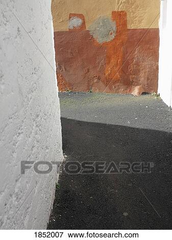 Angular painted walls, Santa Cruz de La Palma, Spain View Large Photo Image Stock Photo - Angular painted walls, Santa Cruz de La Palma, Spain. Fotosearch