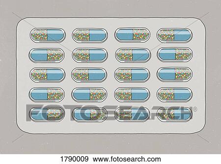 Blister pack of capsules against gray background View Large Photo Image Stock Photo - Blister pack of capsules against gray background. Fotosearch