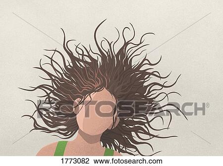 Carefree woman shaking head View Large Photo Image Stock Image - Carefree woman shaking head. Fotosearch