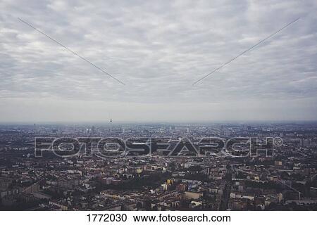 Stock Image - Cityscape view of Berlin, Germany. Fotosearch