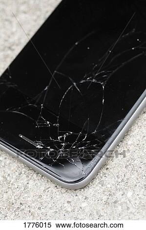 Close up cracked smart phone View Large Photo Image Stock Photography - Close up cracked smart phone. Fotosearch