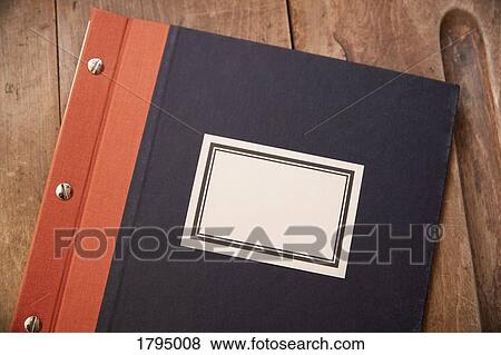 Close up journal with blank label View Large Photo Image Stock Photo - Close up journal with blank label. Fotosearch