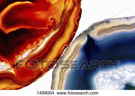 Close-up of agate stones on white background View Large Photo Image Picture - Close-up of agate stones on white background. Fotosearch