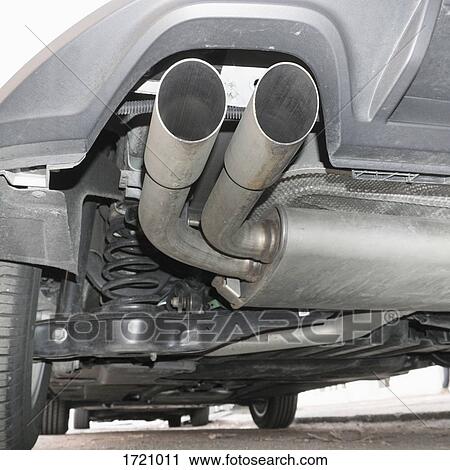 Close-up of car exhaust pipes View Large Photo Image Stock Image - Close-up of car exhaust pipes. Fotosearch