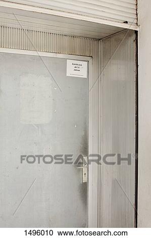 Close-up of closed door View Large Photo Image Stock Image - Close-up of closed door. Fotosearch