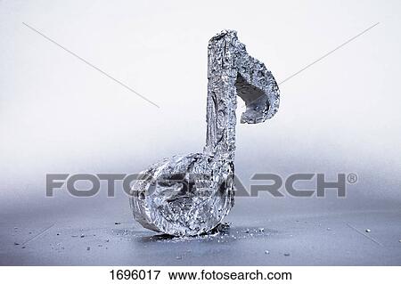 Close-up of concrete sixteenth note against gray background View Large Photo Image Stock Photo - Close-up of concrete sixteenth note against gray background. Fotosearch