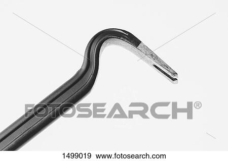 Close-up of crowbar against white background View Large Photo Image Stock Photo - Close-up of crowbar against white background. Fotosearch