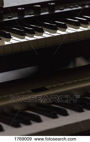 Close up piano keyboards View Large Photo Image Stock Photo - Close up piano keyboards. Fotosearch