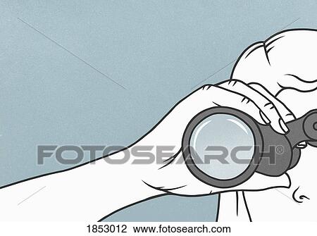 Close up woman using binoculars View Large Photo Image Stock Image - Close up woman using binoculars. Fotosearch