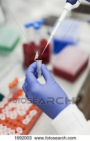 Cropped image of scientist pouring liquid into vial at laboratory View Large Photo Image Stock Image - Cropped image of scientist pouring liquid into vial at laboratory. Fotosearch