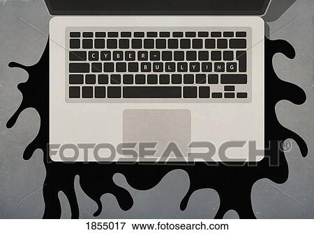 Cyber-Bullying text on laptop keyboard View Large Photo Image Stock Photo - Cyber-Bullying text on laptop keyboard. Fotosearch