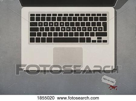 Cyber-Bullying text on laptop next to razor blade with blood View Large Photo Image Stock Image - Cyber-Bullying text on laptop next to razor blade with blood. Fotosearch