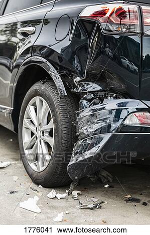 Damaged bumper from car accident View Large Photo Image Stock Image - Damaged bumper from car accident. Fotosearch
