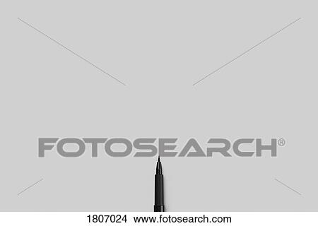 Fine tip marker pen on gray background View Large Photo Image Picture - Fine tip marker pen on gray background. Fotosearch