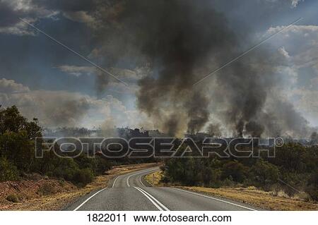 Forest fires burning in distance, East McDonnell Ranges, Alice Springs, Australia View Large Photo Image Stock Image - Forest fires burning in distance, East McDonnell Ranges, Alice Springs, Australia. Fotosearch