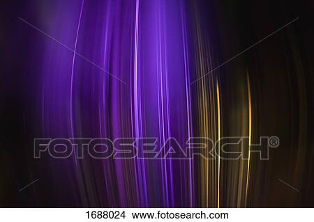 Full frame abstract image of purple and golden light trails View Large Photo Image Picture - Full frame abstract image of purple and golden light trails. Fotosearch