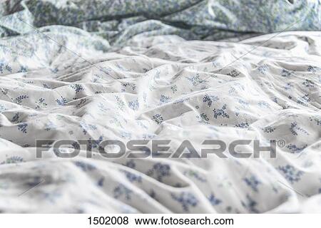 Full frame shot of sheet on bed View Large Photo Image Stock Photo - Full frame shot of sheet on bed. Fotosearch