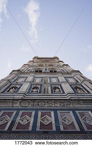 Stock Image - Giottos Campanile, Florence, Tuscany, Italy. Fotosearch