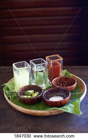 Gourmet tequila shots on tray View Large Photo Image Stock Image - Gourmet tequila shots on tray. Fotosearch