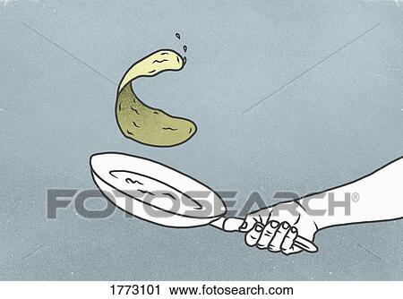 Hand flipping crepe in pan View Large Photo Image Stock Image - Hand flipping crepe in pan. Fotosearch
