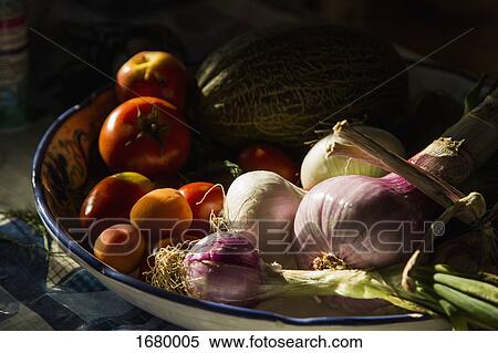 High angle view of fresh food in bowl View Large Photo Image Stock Photography - High angle view of fresh food in bowl. Fotosearch