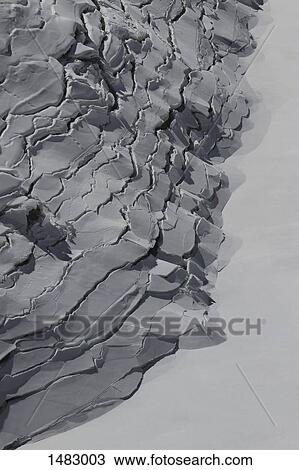High angle view of frozen reservoir View Large Photo Image Stock Image - High angle view of frozen reservoir. Fotosearch