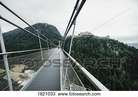 Highline 179 suspension bridge over treetops, Tyrol, Austria View Large Photo Image Stock Image - Highline 179 suspension bridge over treetops, Tyrol, Austria. Fotosearch
