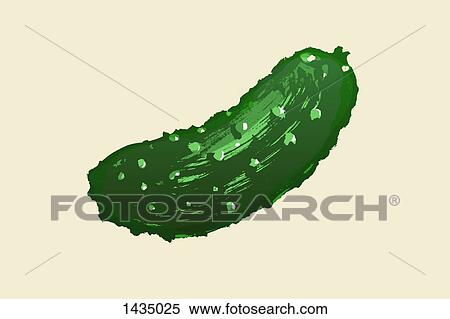 Illustration of pickle against white background View Large Illustration Stock Illustration - Illustration of pickle against white background. Fotosearch
