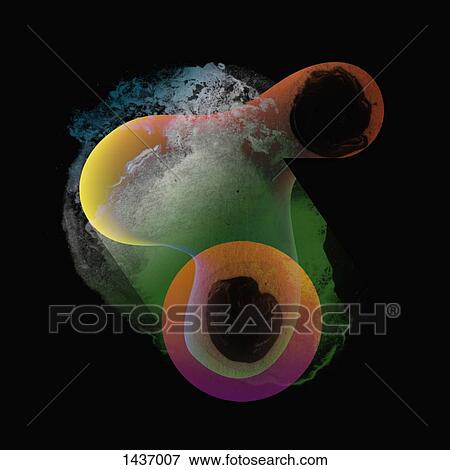 Stock Illustration - Illustrative abstract image against white background. Fotosearch
