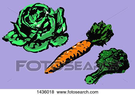Illustrative image of vegetables arranged on purple background View Large Illustration Stock Illustration - Illustrative image of vegetables arranged on purple background. Fotosearch