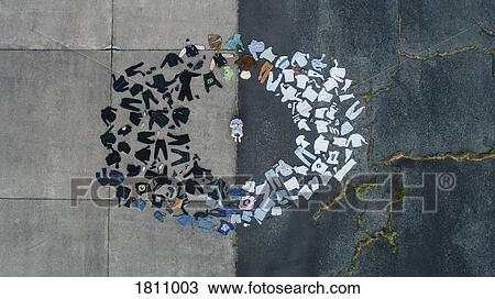 Knolling of man surrounded by color coded clothing wardrobe View Large Photo Image Stock Image - Knolling of man surrounded by color coded clothing wardrobe. Fotosearch