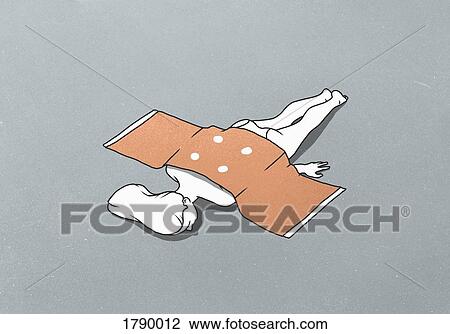 Large plaster covering female figure lying face down against gray background View Large Photo Image Stock Image - Large plaster covering female figure lying face down against gray background. Fotosearch