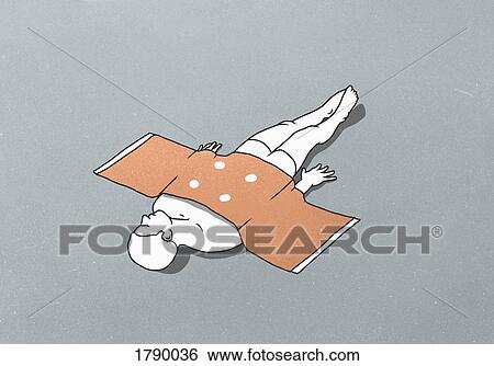 Large plaster covering male figure lying down against gray background View Large Photo Image Stock Photograph - Large plaster covering male figure lying down against gray background. Fotosearch