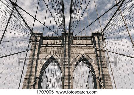 Low angle view of steel cables on Brooklyn Bridge against sky, New York City, New York, USA View Large Photo Image Stock Photography - Low angle view of steel cables on Brooklyn Bridge against sky, New York City, New York, USA. Fotosearch