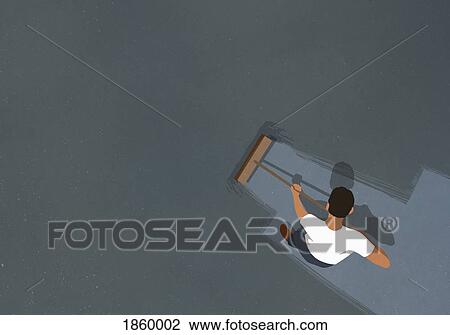 Man sweeping floor with broom View Large Photo Image Stock Image - Man sweeping floor with broom. Fotosearch