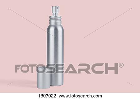 Metal spray bottle on pink background View Large Photo Image Stock Image - Metal spray bottle on pink background. Fotosearch