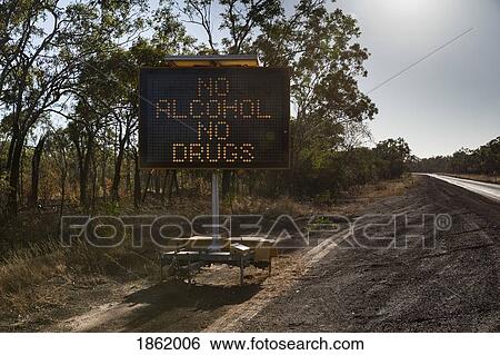 No Alcohol No Drugs digital road sign at sunny roadside View Large Photo Image Stock Photograph - No Alcohol No Drugs digital road sign at sunny roadside. Fotosearch