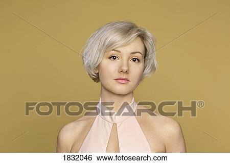 Portrait confident, beautiful young woman View Large Photo Image Stock Photograph - Portrait confident, beautiful young woman. Fotosearch