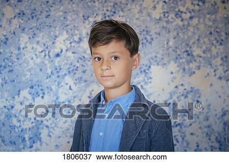 Portrait confident boy View Large Photo Image Stock Photo - Portrait confident boy. Fotosearch