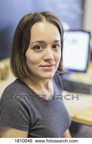 Portrait confident businesswoman View Large Photo Image Stock Photograph - Portrait confident businesswoman. Fotosearch
