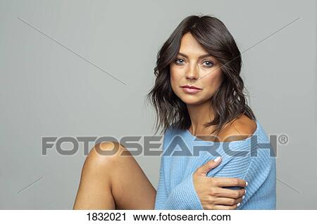 Portrait confident, sensual woman View Large Photo Image Stock Image - Portrait confident, sensual woman. Fotosearch