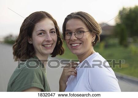 Portrait happy women friends View Large Photo Image Stock Photo - Portrait happy women friends. Fotosearch