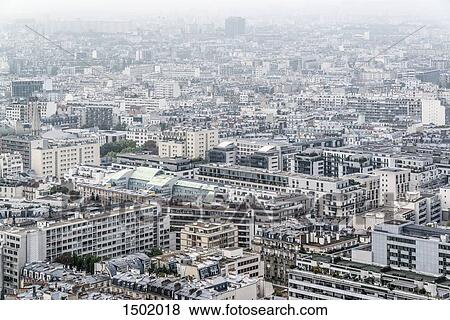 Residential district of Paris in foggy weather View Large Photo Image Stock Photo - Residential district of Paris in foggy weather. Fotosearch