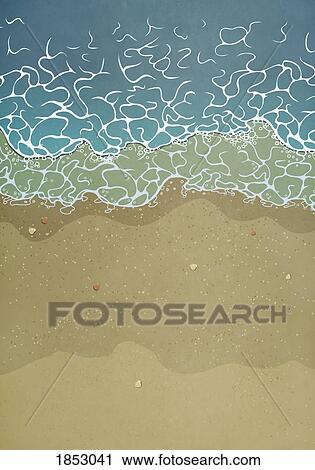 Seashells on ocean beach View Large Photo Image Stock Image - Seashells on ocean beach. Fotosearch