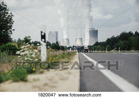 Smoke emitting from Boxberg Power Station smokestacks, Brandenburg, Germany View Large Photo Image Stock Photo - Smoke emitting from Boxberg Power Station smokestacks, Brandenburg, Germany. Fotosearch