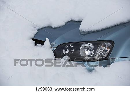 Snow covering parked car View Large Photo Image Stock Image - Snow covering parked car. Fotosearch
