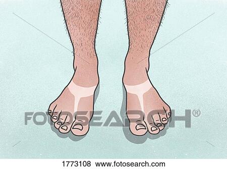 flip flop tan