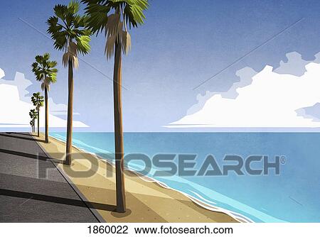 Sunny, idyllic tropical ocean View Large Photo Image Stock Image - Sunny, idyllic tropical ocean. Fotosearch